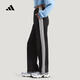 阿迪達斯（adidas）【滔搏運動(dòng)】女子FAV FT 3S PNT純棉直筒運動(dòng)休閑長(cháng)褲 KS2819 XS