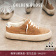 GOLDEN GOOSE【明星同款】男女鞋Space-Star厚底休閑臟臟鞋GGDB 女款淺棕色 （尺碼偏大半碼） 37