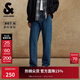 杰克·瓊斯（JACK&JONES） 男生2025年秋季款牛仔褲闊腿舒適廓形褲子簡(jiǎn)約通勤長(cháng)褲225332108