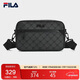 FILA 斐樂(lè )官方男包挎包2025年休閑老花單肩包斜挎包隨身包