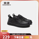 奧康（Aokang）男鞋2025春季板鞋低幫日常百搭輕便運動(dòng)鞋黑色42碼