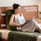 源氏木語(yǔ)床頭軟包靠墊中古風(fēng)大靠背床上看書(shū)扶手靠枕護腰護脊神器 【1】0.8米懷抱· 軟靠(草綠色)
