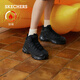 斯凱奇（Skechers）2022秋季高幫鞋女厚底松糕保暖舒適百搭167569 BBK全黑色 38 