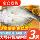 往牧 三去開(kāi)背海鱸魚(yú)/河鱸魚(yú) 鮮活冷凍 去鰓去鱗 生鮮魚(yú)類(lèi) 海鮮水產(chǎn) 【大號3條】?jì)糁?50g-400g/條