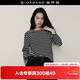 佐丹奴【韓國明星同款】?；晟琅兠迣捤蓷l紋長(cháng)袖t恤女05325555