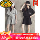 G.duck女童套裝9-12歲夏季運動(dòng)新款13中大童短褲短袖5分褲女孩夏天衣服8 灰色【套裝】 160  適合150-160cm年齡12-13歲