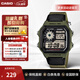 卡西歐（CASIO）手表小方塊 休閑鋼帶防水小銀表AE1200學(xué)生男士手表電子表日韓表 AE-1200WHB-3BVDF