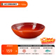 酷彩（Le Creuset）炻瓷18cm麥片碗 創(chuàng  )意沙拉水果菜盤(pán)家用多功能碗漸變色 18厘米麥片碗辣椒紅（新）