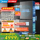 美的（Midea）熊墩墩601/603升十字四開(kāi)門(mén)雙系統底部散熱超薄零嵌入式PST+凈化風(fēng)冷無(wú)霜一級變頻大容量冰箱補貼 BCD-601WUSPZM(E)海貝黛