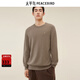 太平鳥(niǎo)男裝 休閑毛衣修身內搭兔毛毛衣時(shí)尚毛套衫男士休閑毛衫 棕色1（修身） L