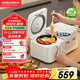 摩飛電器（Morphyrichards）雙膽電飯煲電飯鍋 家用3-4人多功能2+2L雙膽雙控電壓力鍋煮飯微壓低糖煲湯鍋MR8501白