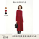 PLAIN PEOPLE【新年紅系】plainpeople羊毛繡花打底厚毛衫連衣裙女紅色2026春 紅色 M
