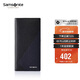 新秀麗（Samsonite）男士拼色長(cháng)錢(qián)包新款時(shí)尚商務(wù)牛皮革錢(qián)夾卡包新年禮物TK6