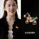 BJYL馬年生肖本命可愛(ài)小馬胸針女防走光高檔別針精致西裝襯衫固定飾品 彩色小馬胸針