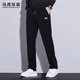 馬克華菲（MARK FAIRWHALE）褲子男士冬季厚款保暖燈芯絨休閑褲男褲寬松長(cháng)褲子 黑色 L