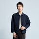 利郎【通勤商旅】夾克男輕薄柔軟透氣時(shí)尚翻領(lǐng)外套黑色XL(175)