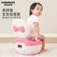 世紀寶貝（babyhood）兒童馬桶坐便器 嬰幼兒便盆男女寶寶小孩座便器尿桶抽屜便糟 【1-6歲】蝴蝶結PP款 粉色