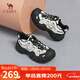 駱駝（CAMEL）登山鞋戶(hù)外休閑鞋女網(wǎng)面3.0閃電丑萌鞋 L24A469693 米/銀/黑 36