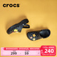 卡駱馳（CROCS）洞洞鞋貝雅男鞋女鞋輕便耐磨一腳蹬拖鞋休閑鞋|10126 黑色-001 43 (270mm)
