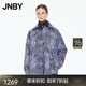 江南布衣（JNBY）【商場(chǎng)同款】25秋新品棉衣印花襯衫式寬松翻領(lǐng)外套女5P9B12880 544/灰紫系 S