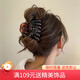 向晚發(fā)夾盤(pán)發(fā)抓夾簡(jiǎn)約發(fā)夾后腦勺盤(pán)發(fā)抓夾大號高級感鯊魚(yú)夾女生日禮物