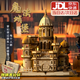 樂(lè )放八音盒天空之城榫卯積木高難度音樂(lè )盒木質(zhì)拼裝模型玩具生日禮物 【魔法城堡】榫卯積木 男生女生高級感生日禮物