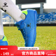 卡爾美（KELME）兒童足球鞋男孩透氣網(wǎng)面防滑魔術(shù)貼免系帶TF碎釘學(xué)生訓練鞋球鞋 彩藍 32