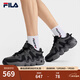 FILA斐樂(lè )帕尼尼男鞋運動(dòng)鞋2025秋季新款籃球鞋休閑鞋面包老爹鞋 黑/鍛鐵灰-BF 42