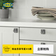 宜家（IKEA）SORBYN索爾比恩圓把手柜門(mén)拉手櫥柜配件不銹鋼拉手家用 圓把手25mm