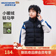 Skechers斯凱奇秋冬季新款男女中大童梭織羽絨服背心羽絨馬甲L424K032