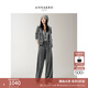 玖姿·安娜蔻時(shí)髦運動(dòng)風(fēng)連帽衛衣衛褲松弛感休閑套裝女2025秋季新款 灰色 M