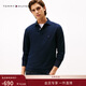 Tommy Hilfiger25新款秋冬男裝商務(wù)休閑純色小繡標修身長(cháng)袖T恤POLO衫