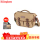白金漢（Billingham）Hadley Small Pro攝影包單反單肩斜跨包適用索尼a7m4/富士X100VI 哈蘇X2D相機包英國原裝進(jìn)口 卡其帆布/棕褐色皮 505033-70