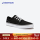 迪卡儂男女帆布鞋低幫滑板休閑運動(dòng)鞋 2973088 黑色 41碼