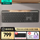 羅技（Logitech）SIGNATURE SLIM SOLAR+K980太陽(yáng)能無(wú)線(xiàn)辦公鍵盤(pán)藍牙鍵盤(pán) 筆記本電腦手機Mac平板ipad鍵盤(pán) 全尺寸AI K980