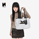 NOXXON新款通勤單肩包小眾斜挎韓系手提高級感小托特包圣誕節禮物送女友