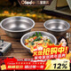 歐樂(lè )多（Olodo）純鈦湯盆食品級飯盆大湯碗大號酸菜魚(yú)盆大碗拉面盆環(huán)保金屬多用盆 99%純鈦盆【18cm】 抑菌保鮮