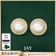 Jay仿珍珠耳夾無(wú)耳洞女小眾氣質(zhì)輕奢耳飾夾耳式耳環(huán)送女友新年禮物 耳夾（京倉/就近發(fā)貨）