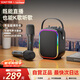 索愛(ài)（soaiy）SK6話(huà)筒麥克風(fēng)k歌麥克風(fēng)音響一體機無(wú)線(xiàn)藍牙音箱唱歌專(zhuān)用神器家庭ktv音響套裝兒童話(huà)筒