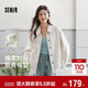 森馬（Semir）牛仔外套女中長(cháng)款落肩寬松夾克2025春秋棉質(zhì)通勤109125108014