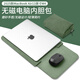 容惠適用 蘋(píng)果2025款MacBook Air13 M4內膽包13.6英寸筆記本收納包無(wú)磁鐵電腦保護套輕薄皮套 無(wú)磁鐵款--薄荷綠【電腦內膽包+電源包】 2025款MacBook Air13英寸M4