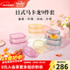 怡萬(wàn)家（iwaki）飯盒微波爐保鮮盒玻璃便當盒廚房用品冰箱收納上班族節日禮物送禮