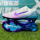 新款足球鞋男低幫fg長(cháng)釘刺客氣墊ag短釘兒童學(xué)生訓練女16tf碎釘 冰藍FG 40