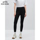 太平鳥(niǎo)女裝高打底褲腰加絨鯊魚(yú)褲秋冬加厚緊身運動(dòng)瑜伽 黑色 M