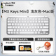 羅技（Logitech）大師系列MX Keys Mini無(wú)線(xiàn)藍牙鍵盤(pán) 高端辦公鍵盤(pán) 智能背光快速充電鍵盤(pán) 【MX Keys Mini Mac版】-送桌墊