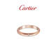卡地亞（Cartier）1895戒指 寬2.6毫米鑲嵌1顆鉆石 18K玫瑰金 B4088200-50禮物