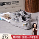 快樂(lè )瑪麗（J&M）運動(dòng)鞋女2025秋季新款戶(hù)外露營(yíng)登山鞋厚底徒步鞋丑萌休閑老爹鞋女 灰色 【四季款/手繪涂鴉】 36