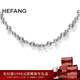HEFANG何方珠寶氣泡星云項鏈鎖骨鏈輕奢高級感女士生日新年禮物送女友 銀河灰