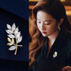 紅妝諾麥穗胸針小香風(fēng)配飾2026新款輕奢大氣簡(jiǎn)約胸花配大衣精致別針禮物 XZ0669麥穗水鉆胸針