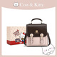 Hello KittyCow& Kitty大容量雙肩包新款拼色復古時(shí)尚百搭小型學(xué)院風(fēng)雙肩背包 8053【拼色贈送禮袋加厚外包裝】 好評